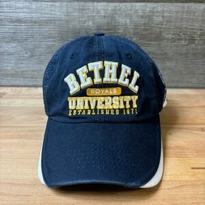 Bethel University Hat Cap Strap Back Blue Royals One Size Adjustable